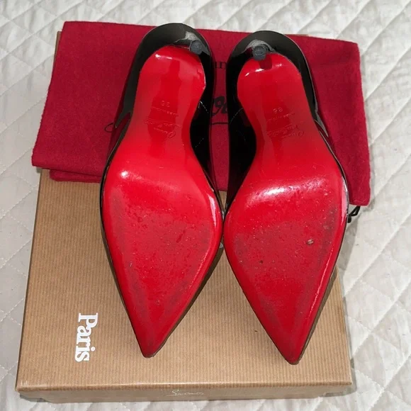 Christian Louboutin So Kate Patent Pointed-Toe Red Sole Pump - Picture 6 of 13
